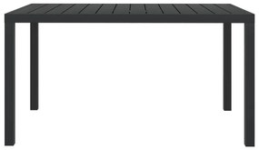 vidaXL Σετ Τραπεζαρίας Κήπου 7 τεμ. Γκρι Συνθ. Ρατάν με Μαξιλάρια