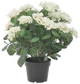 Διακοσμητικό Φυτό Σε Γλάστρα Pl 3-85-457-0013 Υ48cm White-Green Inart Πλαστικό