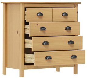 vidaXL Μπουφές Hill 79 x 40 x 80 εκ. από Μασίφ Ξύλο Πεύκου
