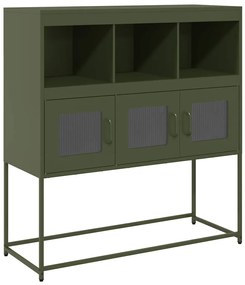 Ντουλάπι Λαδί 100,5x39x107 εκ. από Χάλυβα Ψυχρής Έλασης - Πράσινο