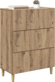 vidaXL Ντουλάπι με Συρτάρια 66 x 34,5 x 90 εκ Επεξεργασμένο Ξύλο