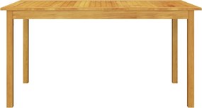 vidaXL Σετ Τραπεζαρίας Κήπου 7 Τεμαχίων Μπεζ