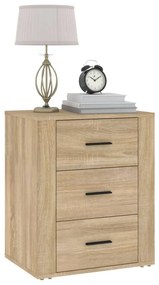 vidaXL Κομοδίνο Sonoma Δρυς 50x36x60 εκ. από Επεξεργασμένο Ξύλο