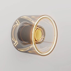 Απλίκα Τοίχου Στεγανή IP44 με Λάμπα Ghost Φυμέ G13 Λευκό