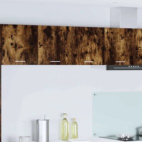 vidaXL Κρεμαστό ντουλάπι Καπνιστό Δρύς 80 x 31 x 40 εκ