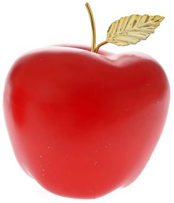 Διακοσμητικό Επιτραπέζιο Κεραμικό Μήλο Κόκκινο 12x12x15εκ. iliadis 81510