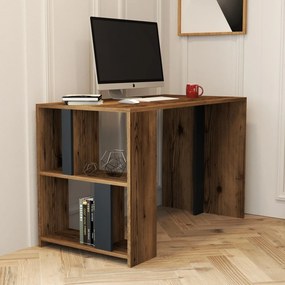 Stewehome Γραφείο μελέτης Καρυδιά / Ανθρακίτης 120x60x79 cm