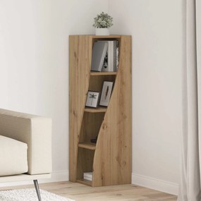 vidaXL Γωνιακό Ντουλάπι 32x32x102εκ Επεξεργασμένο Ξύλο Artisan Oak