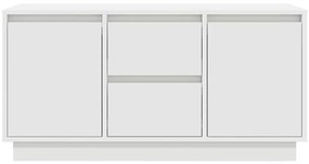ντουλάπι τηλεόρασης vidaXL με φώτα LED Λευκό 100x41x50 cm