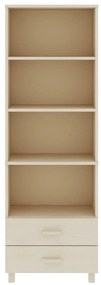 vidaXL Ραφιέρα HAMAR Καφέ Μελί 60 x 35 x 180 εκ. Μασίφ Ξύλο Πεύκου
