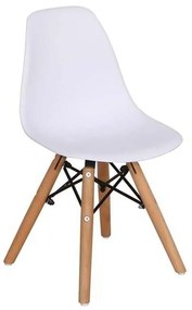 ART Wood Καρέκλα PP Λευκό 32x34x57cm Παιδική (Σετ 4 ΤΕΜ)
