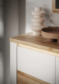 Έπιπλο Τηλεόρασης Ανθρακί Οξειδωμένο 121x43x57