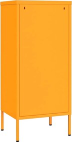 vidaXL Ντουλάπι Αποθήκευσης Μουσταρδί 42,5x35x101,5 εκ. από Ατσάλι