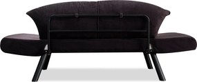 Διθέσιος Καναπές Κρεβάτι Μαύρο BOFAS 177x75x87