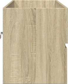 vidaXL Ντουλάπι Νιπτήρα Μπάνιου Sonoma Δρυς 100x38,5x45 εκ. Επεξ. Ξύλο