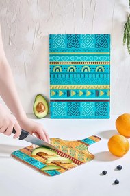 Cutting Board Set (2 Pieces) African2 Multicolor