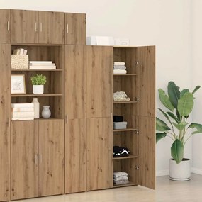 vidaXL Highboard artisan δρυς 40 x 42,5 x 185 εκ. Επεξεργασμένο ξύλο