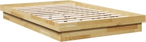 vidaXL Πλαίσιο κρεβατιού χωρίς στρώμα 120x200 cm μασίφ ξύλο δρυς
