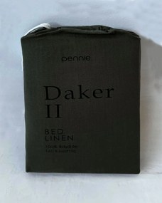 Ζεύγος Βαμβακερές Oxford Μαξιλαροθήκες Daker II 50x70cm 50x70 5cm Χακί