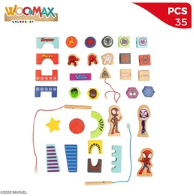 Παιχνίδι Kατασκευή Spidey 33 Τεμάχια (x6)