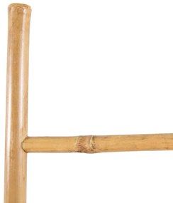 Σκάλα-Κρεμάστρα Πετσετών με 5 Σκαλιά 150 εκ. από Μπαμπού - Καφέ