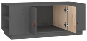 vidaXL Τραπεζάκι Σαλονιού Γκρι 100x50x41 εκ. Μασίφ Ξύλο Πεύκου