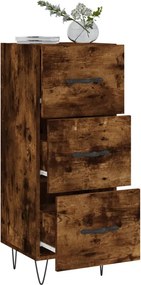 vidaXL Ντουλάπι Καπνιστή Δρυς 34,5 x 34 x 90 εκ. Επεξεργασμένο Ξύλο