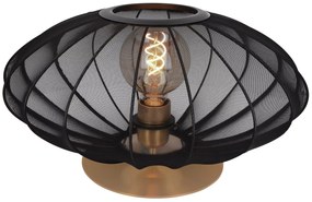 Φωτιστικό Επιτραπέζιο Lucide 03547-40-30 CORINA Μαύρο Ματ (Black Mat)|Χρυσό Χρώμα (Gold Coloured)