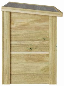 vidaXL Κουτί αποθήκευσης με αποθήκευση Καφέ 80 x 44.5 x 57.5 εκ.