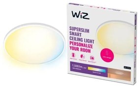 Έξυπνο Φωτιστικό Οροφής Πλαφονιέρα LED 16W Λευκό 3CCT Dimmable Super Slim 929002685122 Wiz-929002685122-Λευκό 929002685122