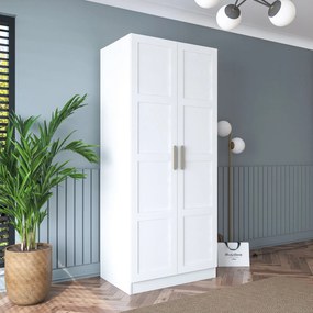 Ντουλάπα Λευκό BRELAL 90x57.5x210