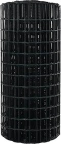 vidaXL Φράχτης Εuro 0,6 x 10 μ Σίδηρος με επικάλυψη PVC Γκρι