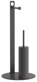 Σταντ Για Χαρτί Υγείας + Πιγκάλ (Φ28x60) Pam &amp; Co 4-400-113 Matt Anthracite
