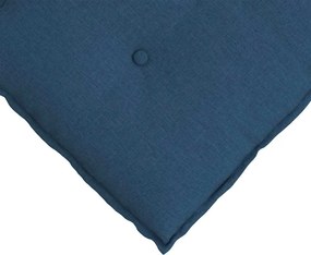 vidaXL Μαξιλάρι Πλάτης Μπλε 120 x 19 x 50 εκ ύφασμα