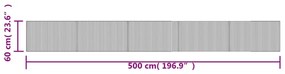 ΧΑΛΙ ΟΡΘΟΓΩΝΙΟ ΚΑΦΕ 60 X 500 ΕΚ. ΜΠΑΜΠΟΥ 376734