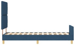vidaXL κρεβάτι  Μπλε 80x200 εκ. Υφασμάτινο
