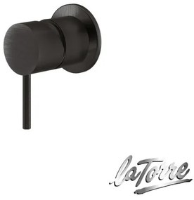 La Torre ELLE 316 Μίκτης εντοιχισμού 1 εξόδου INOX Black Brushed PVD