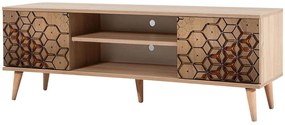 Έπιπλο Τηλεόρασης Truva 863SPH3032 140x40x50cm Multi