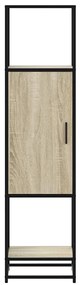 vidaXL Highboard Sonoma Oak Κατασκευασμένο ξύλο και μέταλλο