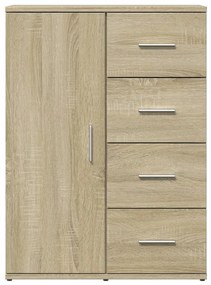 vidaXL Βοηθητικό Ντουλάπι 2τεμ. Sonoma Δρυς 59x39x80 εκ. Επεξεργ. Ξύλο