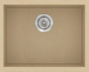 Sanitec Classic 341 (50×40) - Γρανιτένιος νεροχύτης - Granite Cappuccino