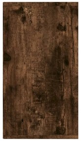 vidaXL Παπουτσοθήκη Καπνιστή Δρυς 103x30x54,5 εκ. Επεξεργασμένο Ξύλο