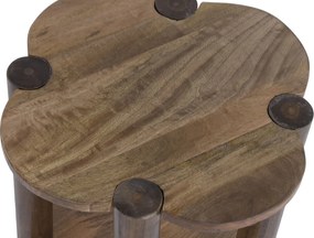 Βοηθητικό Τραπέζι Home ESPRIT Καφέ 40 x 40 x 47 cm