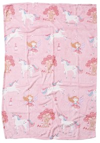 DAS BABY ΚΟΥΒΕΡΤΑ FLEECE 80X110 RELAX 4866 ΛΕΥΚΟ, ΜΠΛΕ, ΡΟΖ