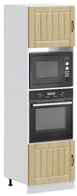 Ντουλάπια Φούρνου 2 τεμ. "Lucca" από Τεχνητό Ξύλο Sonoma Δρυς