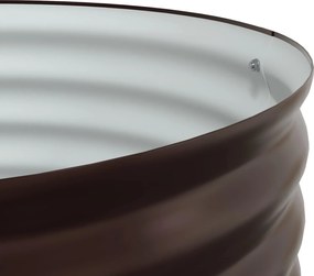 vidaXL Ανεβασμένο Κρεβάτι Καφέ 80 x 80 x 44 cm Ατσάλι