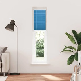 vidaXL Πλισέ Στόρι Μπλε 50x200 εκ. Πλάτος Υφάσματος 49,4 εκ. Πολυεστέρας