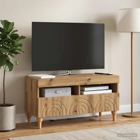 vidaXL Ντουλάπα LED Τηλεόρασης Artisan Δρυς Επεξεργασμένο Ξύλο