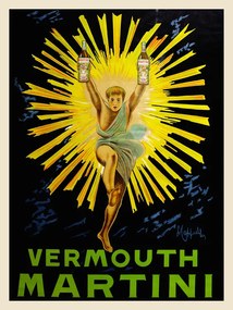 Αναπαραγωγή Vermouth Martini (Vintage Bar Ad) - Leonetto Cappiello