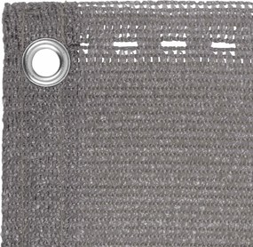 vidaXL Οθόνη Μπαλκονιού Ορθογώνιος 75 x 400 cm HDPE και Αλουμίνιο
